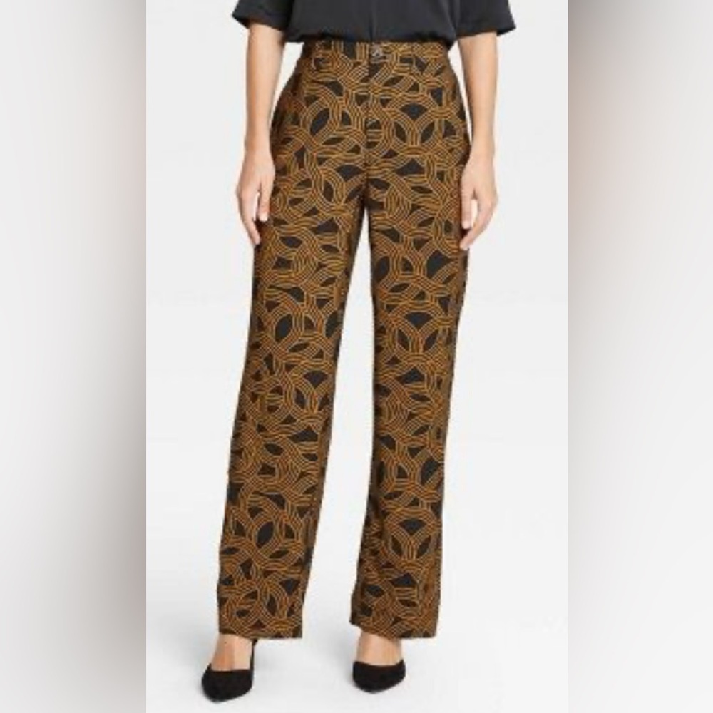 Who What Wear wide leg/high rise pants